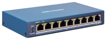 Коммутатор Hikvision DS-3E1309P-EI/M 8x100Мбит/с 1x1Гбит/с 8PoE+ 110W управляемый - купить недорого с доставкой в интернет-магазине