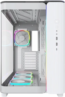 Корпус Montech King 95 Pro белый без БП ATX 4x120mm 2x140mm 2xUSB3.0 1xUSB3.1 audio bott PSU - купить недорого с доставкой в интернет-магазине