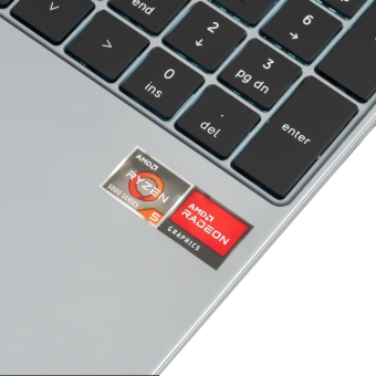 Ноутбук Digma Pro Breve Ryzen 5 Pro 5675U 8Gb SSD512Gb AMD Radeon 15.6" IPS FHD (1920x1080) Windows 11 Professional silver WiFi BT Cam 4500mAh (DN15R5-8DXW06) - купить недорого с доставкой в интернет-магазине