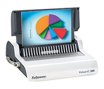 Переплетчик Fellowes Pulsar E (FS-56207) A4/перф.20л.сшив/макс.300л./пластик.пруж. (6-38мм)/электр. - купить недорого с доставкой в интернет-магазине