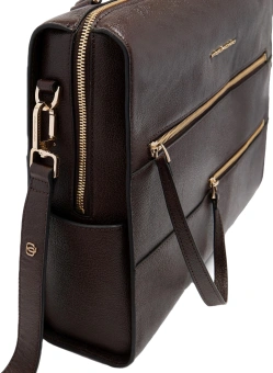 Деловая сумка Piquadro Patricia CA6774W140/M с отделением для ноутбука 14" коричневая натур.кожа - купить недорого с доставкой в интернет-магазине