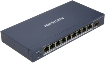 Коммутатор Hikvision DS-3E0510HP-E 9x1Гбит/с 1SFP 6PoE+ 2PoE++ 110W неуправляемый - купить недорого с доставкой в интернет-магазине