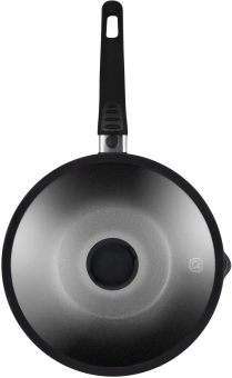 Сковорода ВОК (WOK) Rondell Escurion RDA-870 круглая 28см покрытие: Xylan Plus ручка съемная (с крышкой) черный - купить недорого с доставкой в интернет-магазине