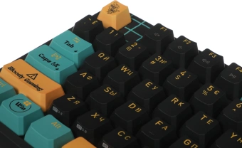 Клавиатура A4Tech AT87 Renegade черный/зеленый USB for gamer LED (AT87) кабель 1.8м - купить недорого с доставкой в интернет-магазине