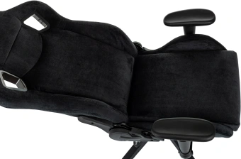 Кресло игровое Zombie Ghost Fabric черный Light-20 с подголов. крестов. пластик - купить недорого с доставкой в интернет-магазине