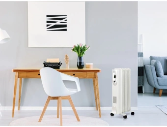 Радиатор масляный Ballu Comfort BOH/CM-05WDN 1000Вт белый/черный - купить недорого с доставкой в интернет-магазине