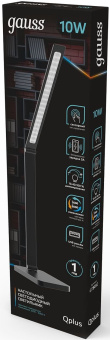Светильник Gauss GTL501 (GT5012) настольный на подставке черный 10Вт - купить недорого с доставкой в интернет-магазине
