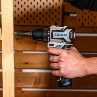 Дрель-шуруповерт Deko Loner 12V PRO аккум. патрон:быстрозажимной (кейс в комплекте) (085-1011) - купить недорого с доставкой в интернет-магазине