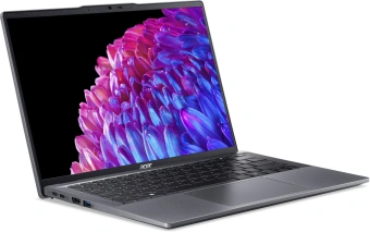 Ноутбук Acer Swift Go 14 SFG14-63-R57X Ryzen 7 8845HS 16Gb SSD1Tb AMD Radeon 14" OLED 2.8K (2880x1800) Windows 11 Home metall WiFi BT Cam (NX.KTSCD.003) - купить недорого с доставкой в интернет-магазине