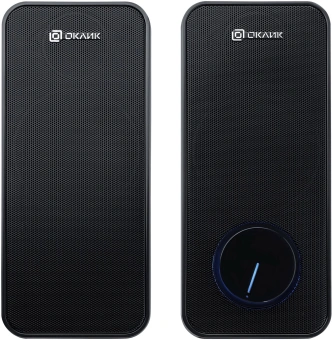 Колонки Оклик OK-175 2.0 черный 10Вт портативные - купить недорого с доставкой в интернет-магазине