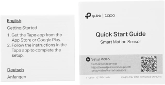 Датчик движ. TP-Link Tapo T100 белый - купить недорого с доставкой в интернет-магазине