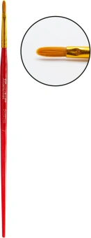 Набор кистей Silwerhof Color синтетика (наб.5шт) синт.круг.№3/плос.№2,6,14/овал.№1 - купить недорого с доставкой в интернет-магазине