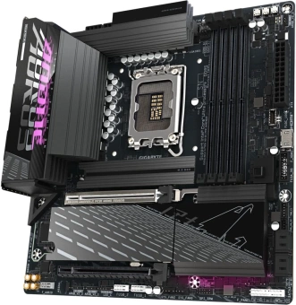 Материнская плата Gigabyte B860M A ELITE WIFI6E Soc-1851 Intel B860 4xDDR5 mATX AC`97 8ch(7.1) 2.5Gg RAID+HDMI+DP - купить недорого с доставкой в интернет-магазине