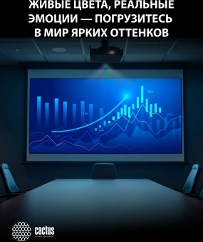 Проектор Cactus Bright CS-S4.B 3LCD 5900Lm ANSI (1920x1200) 30000:1 ресурс лампы:10000часов 1xUSB typeA 1xUSB typeB 2xHDMI 4.45кг - купить недорого с доставкой в интернет-магазине