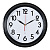 Часы настенные аналоговые Бюрократ WALLC-R86P D35см черный/белый (WALLC-R86P35/BLACK)