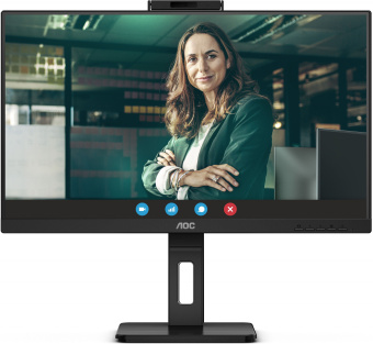 Монитор AOC 27" Pro Q27P3QW черный IPS LED 16:9 HDMI M/M Cam матовая HAS Piv 1000:1 350cd 178гр/178гр 2560x1440 75Hz DP QHD USB 6.6кг - купить недорого с доставкой в интернет-магазине