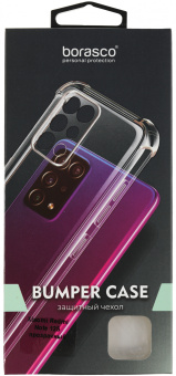 Чехол (клип-кейс) BoraSCO для Xiaomi Redmi Note 12S Bumper Case прозрачный (72326) - купить недорого с доставкой в интернет-магазине