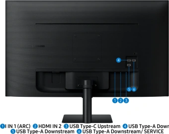 Монитор Samsung 32" S32FM702UIXCI черный VA LED 16:9 HDMI M/M матовая 3000:1 300cd 178гр/178гр 3840x2160 60Hz 4K USB 6.5кг - купить недорого с доставкой в интернет-магазине