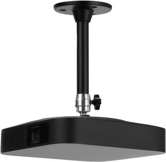 Кронштейн для проектора Cactus CS-WMS-13 черный макс.3кг настенный и потолочный поворот и наклон - купить недорого с доставкой в интернет-магазине