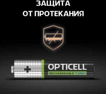 Аккумулятор Opticell Turbo 6080004 AAA NiMH 970mAh (4шт) блистер - купить недорого с доставкой в интернет-магазине