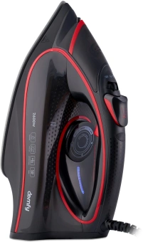 Утюг Domfy DSC-EI606 2600Вт черный/красный - купить недорого с доставкой в интернет-магазине
