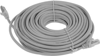 Патч-корд Premier PP6-20M 10000Гбит/с FTP 4 пары cat.6 CCA molded 20м серый RJ-45 (m)-RJ-45 (m) - купить недорого с доставкой в интернет-магазине