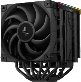 Устройство охлаждения(кулер) Deepcool AK620 Digital Pro Soc-AM5/AM4/1151/1200/2066/1700 черный 4-pin 28dB Al+Cu LCD 260W 1486gr Ret (R-AK620-BKAPMN-G) - купить недорого с доставкой в интернет-магазине