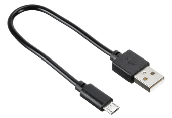 Кабель Digma MICROUSB-0.15M-BLK USB (m)-micro USB (m) 0.15м черный - купить недорого с доставкой в интернет-магазине