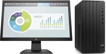 ПК HP 290 G9 MT i3 12100 (3.3) 16Gb SSD512Gb UHDG 730 Windows 11 Pro GbitEth 180W kb мышь клавиатура черный монитор в комплекте P204 (9M936AT/16GB/W11P) - купить недорого с доставкой в интернет-магазине