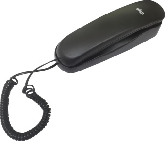 Телефон проводной Ritmix RT-002 черный - купить недорого с доставкой в интернет-магазине
