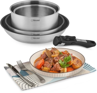 Набор посуды Rondell Stark RDS-1315 5 предметов - купить недорого с доставкой в интернет-магазине