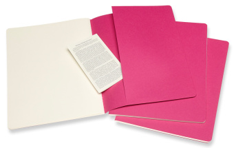 Блокнот Moleskine CAHIER JOURNAL CH023D17 XLarge 190х250мм обложка картон 120стр. нелинованный розовый неон (3шт) - купить недорого с доставкой в интернет-магазине