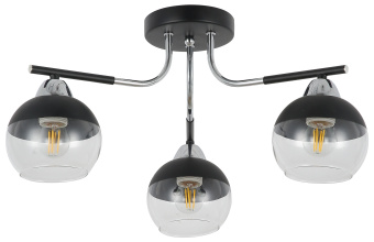 Люстра Hiper Tommy H181-3 потолоч. черный - купить недорого с доставкой в интернет-магазине