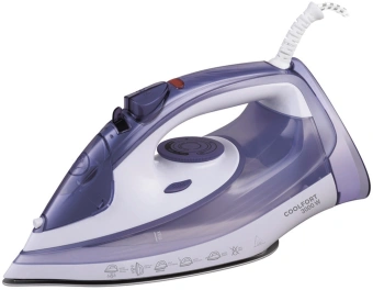 Утюг Coolfort CF-3409 3000Вт сиреневый/белый - купить недорого с доставкой в интернет-магазине