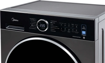 Стиральная машина Midea MF205D80WB/T-RU класс: A загр.фронтальная макс.:8кг (с сушкой) титановый инвертор - купить недорого с доставкой в интернет-магазине