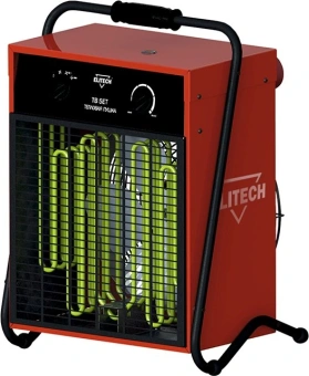 Тепловая пушка электрическая Elitech ТВ 15ЕТ 12000Вт красный/черный - купить недорого с доставкой в интернет-магазине