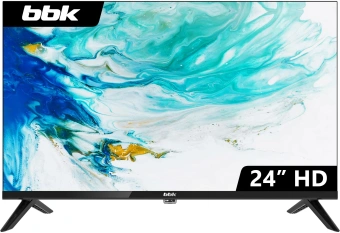 Телевизор LED BBK 24" 24LEM-1033/TS2C (B) Frameless черный HD 60Hz DVB-T2 DVB-C DVB-S2 USB (RUS) - купить недорого с доставкой в интернет-магазине