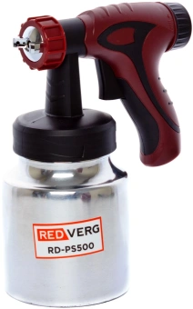 Краскопульт RedVerg RD-PS500 500Вт бак:800мл 500мл/мин - купить недорого с доставкой в интернет-магазине
