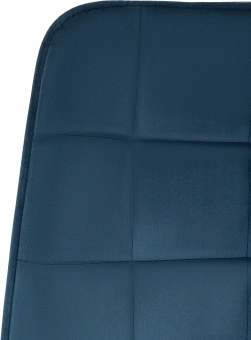 Стул для дома Бюрократ CH-K2 синий Holland 58 металл черный на ножках (CH-K2_1/HL58) - купить недорого с доставкой в интернет-магазине