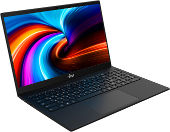 Ноутбук IRU Калибр 15TLI Core i5 1135G7 8Gb SSD256Gb Intel Iris Xe graphics 15.6" IPS FHD (1920x1080) Free DOS black WiFi BT Cam 7200mAh (1894428) - купить недорого с доставкой в интернет-магазине