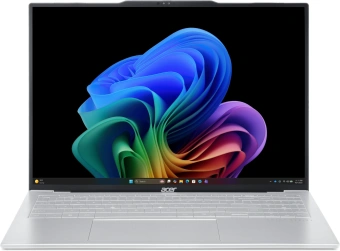 Ноутбук Acer SFA16-61M-R721 Ryzen AI 7 350 16Gb SSD1Tb AMD Radeon 16" OLED WUXGA (1920x1200) без ОС silver WiFi BT Cam (NX.DJBCD.002) - купить недорого с доставкой в интернет-магазине