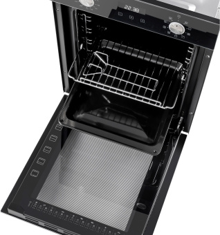 Духовой шкаф Электрический Maunfeld EOEM519B черный - купить недорого с доставкой в интернет-магазине