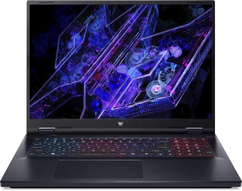 Ноутбук Acer Predator Helios Neo 18 PHN18-71-79DC Core i7 14700HX 16Gb SSD1Tb NVIDIA GeForce RTX4060 8Gb 18" IPS WQXGA (2560x1600) Windows 11 Home black WiFi BT Cam (NH.QNRCD.001) - купить недорого с доставкой в интернет-магазине