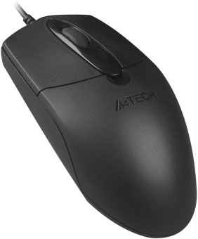 Мышь A4Tech OP-720S черный оптическая (1200dpi) silent USB (2but) - купить недорого с доставкой в интернет-магазине