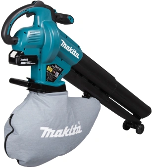Воздуходувка-пылесос Makita DUB187T001 пит.:от аккум. бирюзовый/черный - купить недорого с доставкой в интернет-магазине