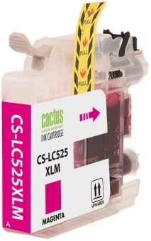 Картридж струйный Cactus CS-LC525XLM пурпурный (14.4мл) для Brother DCP-J100/J105/J200 с чипом - купить недорого с доставкой в интернет-магазине