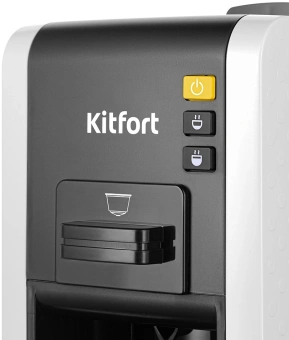 Кофеварка рожковая Kitfort КТ-7467 1100Вт белый/черный - купить недорого с доставкой в интернет-магазине