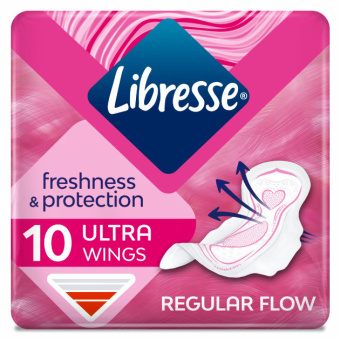 Прокладки Libresse Ultra Normal Wing (уп.10шт) - купить недорого с доставкой в интернет-магазине