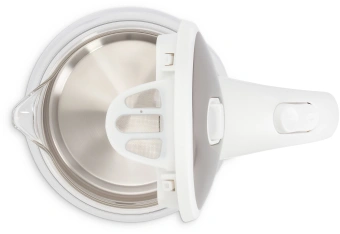 Чайник электрический Hyundai HYK-G3506 1.7л. 2200Вт белый/серебристый корпус: стекло - купить недорого с доставкой в интернет-магазине