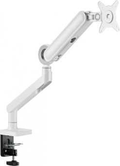 Кронштейн для мониторов Ultramounts UM719W белый 17"-35" макс.10.5кг крепление к столешнице поворот и наклон - купить недорого с доставкой в интернет-магазине